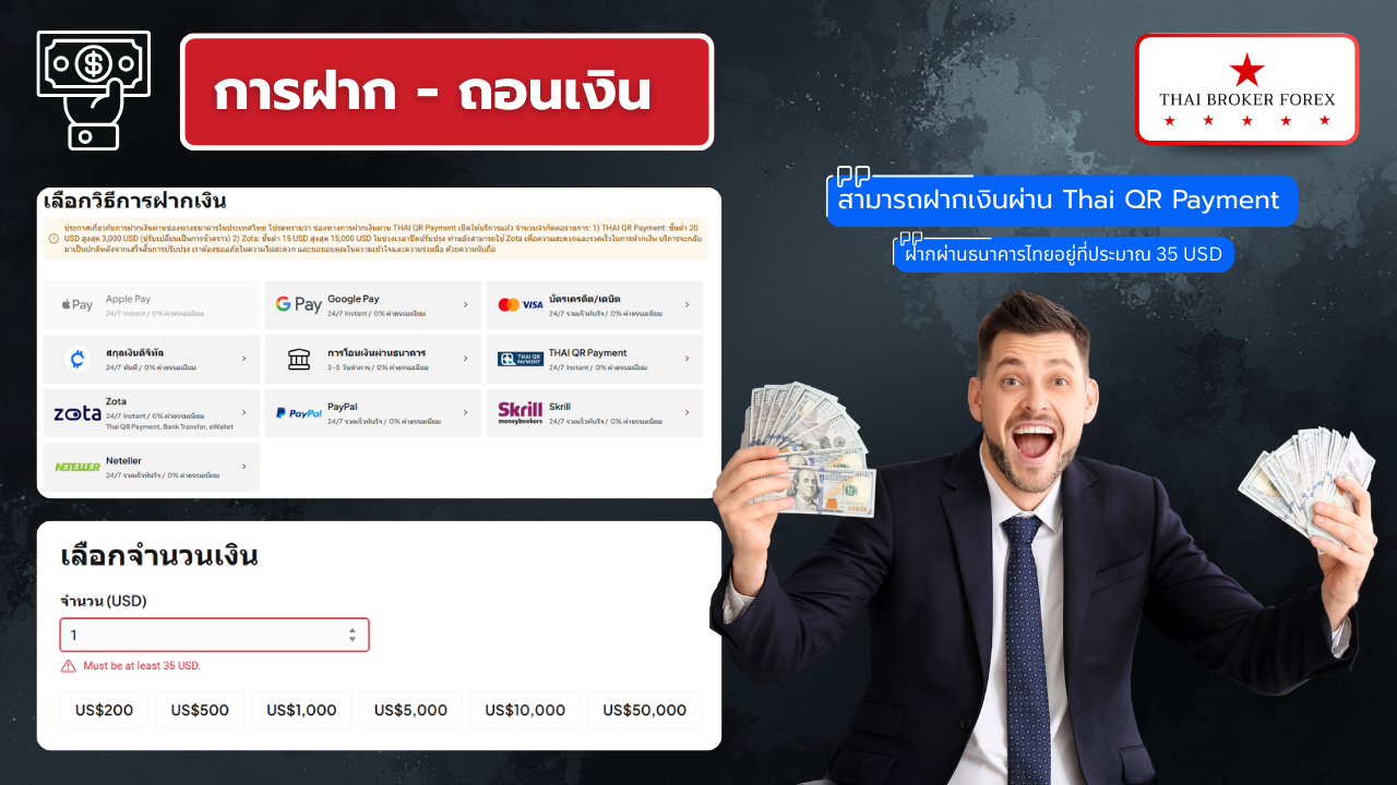 การฝาก-ถอน pepperstone